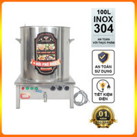 Nồi phở điện 100 lít sản xuất NP100