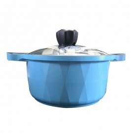 Nồi phủ men Ceramic size 20cm sử dụng bếp từ Korea King KDC-2000IHC