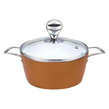 Nồi phủ sứ an toàn Honey's HO-AP2C222 - 22cm
