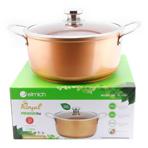 Nồi phủ sứ Elmich Royal Premium EL-1181 (EL1181) 26cm