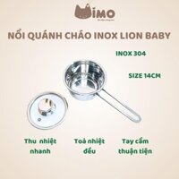 Nồi quánh cháo inox Lion Baby Mum bebe quánh cháo quánh bột ăn dặm cho bé Ăn dặm MiMo