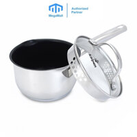 Nồi quánh inox 304 chống dính 5 đáy Kalpen Lermat L14 14cm