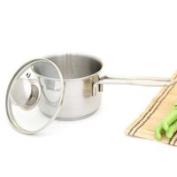 Nồi quánh nấu bột inox 430 bếp từ 3 đáy Fivestar Standard nắp kính14cm.tặng 5 muỗng inox