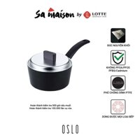 Nồi quánh nhôm chống dính nắp inox Oslo Fjord Hàn Quốc - Size 18cm
