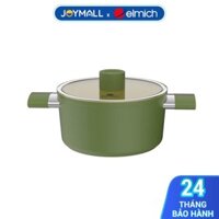 Nồi Quánh Phủ Sứ An Toàn Elmich Olive EL-5523OV Nhiều Size,Hàng Chính Hãng, Dùng Được Bếp Từ-JoyMall