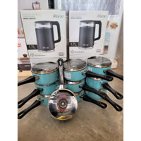 Nồi quấy bột chống dính size 14, quánh bột chống dính Sunhouse SHG-MP14, nồi quấy cháo cho bé