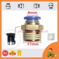 Nối Răng Thau 17 Ra Ống Phun Sương