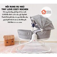 Nôi rung ru ngủ Tiny Love Cozy Rocker Mỹ đa năng 3 in 1 cho bé , ghế rung trẻ em thông minh phát nhạc - BH 12 THÁNG