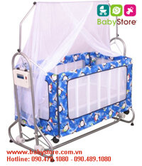 Nôi rung trẻ em  2 trong 1 Autoru 2 tầng, sức đưa 30kg ( 4 sao )
