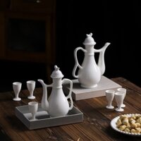Nồi rượu phong cách Trung Quốc, nồi rượu nhỏ bằng gốm, cổ zh-cn