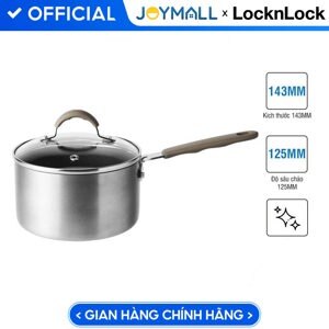 Nồi sâu lòng Lock&Lock Handycook có tay cầm và nắp đậy 14cm LHD1141