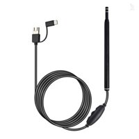 Nội soi tai nghe trực quan 3 trong 1 với ống kính Camrea 5,5mm Dụng cụ làm sạch tai tích hợp 6 đèn Led có thể điều chỉnh