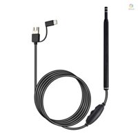 Nội soi tai nghe trực quan 3 trong 1 với ống kính Camrea 5,5mm Dụng cụ làm sạch tai tích hợp 6 đèn Led có thể điều chỉnh