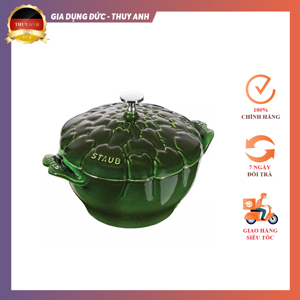 Nồi Staub Atisô màu xanh rêu - 22cm (B)