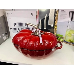 Nồi Staub cà chua màu đỏ cherry – 25cm