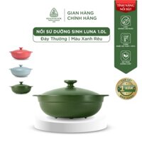 Nồi Sứ Dưỡng Sinh Minh Long Healthy Cook Luna 1.0 L - Dùng Cho Bếp Gas, Hồng Ngoại
