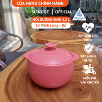Nồi Sứ Dưỡng Sinh Vesta 1.2 L - Sứ Minh Long