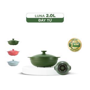 Nồi sứ Luna 2.0 L + nắp (bếp từ)