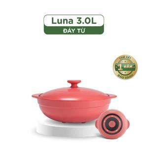Nồi sứ Luna 2.0 L + nắp (bếp từ)