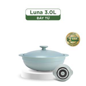 Nồi sứ Luna 2.0 L + nắp (bếp từ)