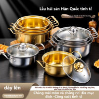 Nồi Sữa Inox, Nồi Canh, Mì Dày Kiểu Hàn Quốc, Nồi Sữa Nhỏ, Nồi Nhỏ Mini, Nồi Ăn Liền, Bếp Từ Thông Dụng