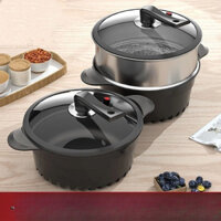 Nồi Súp Hơi Ép Đá Y Tế Gia Dụng304Nồi Hấp Inox Tích Hợp Nồi Canh Hấp Cá Bếp Từ Bếp Ga