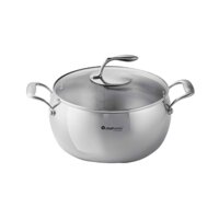 Nồi T Chef Series Casserole 3.8L TUPPERWARE CHÍNH HÃNG - Nắp kim loại