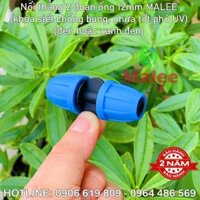 Nối thẳng ống 12ly Malee (nhựa tốt phủ uv chống ăn mòn lão hóa, bảo hành 2 năm)(khóa siết chống bung, chống sì nước)(Xanh hoặc đen ngẫu nhiên)