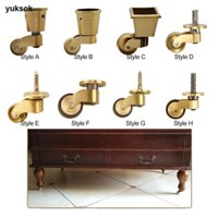 Nội Thất Caster Vintage Bàn Ghế Nội Thất Chân Đồng Chắc Chắn Bánh Xe Caster