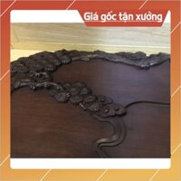 [Nội Thất Mộc] Khay trà gỗ gụ tùng hạc diên niên