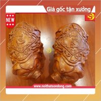 [Nội Thất Mộc] Tượng chú heo ủn ỉn ( phát, tài ) gỗ hương