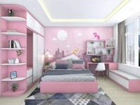 Nội Thất Phòng Ngủ Bé Gái-P009
