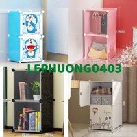[NỘI THẤT] Tủ Đầu Giường, Tủ Nhựa Lắp Ghép 2 ô Đa Năng Đựng Quần Áo, Đồ Dùng....(CHỌN HÌNH THEO PHÂN LOẠI)