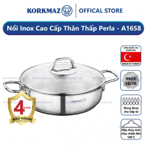 Nồi thép không gỉ Perla Korkmaz A1658 2,5L