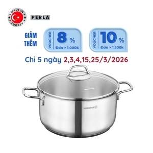 Nồi thép không gỉ Perla Korkmaz A1657 5,5L
