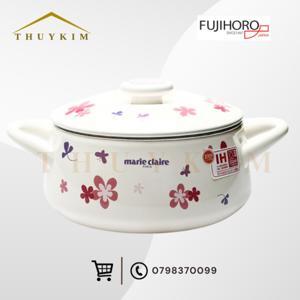 Nồi thép tráng men Fujihoro MCPV-20W - 20cm