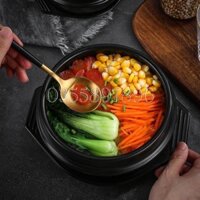 Nồi Thố Đất Trộn Cơm Hàn Quốc tặng kèm đĩa kê