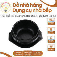 Nồi Thố Đất Trộn Cơm Hàn Quốc Tặng Kèm Đĩa Kê
