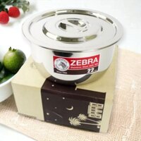 Nồi thố inox có nắp Zebra Indian 32cm - 170032