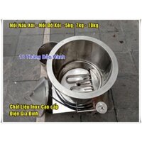Nồi thổi xôi, hấp gà inox chất lượng cao