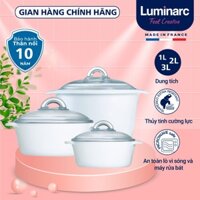 Nồi thủy tinh Luminarc Amberline dùng bếp từ, sản xuất tại Pháp, bảo hành 10 năm - H6009TU/H5608TU/H6007TU