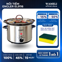 Nồi tiềm đa năng Engler EL9116 dung tích 2.5L lòng sứ ceramic cao cấp chống tràn hầm nấu