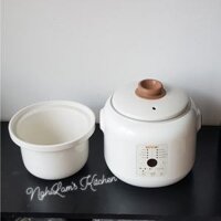 NỒI TIỀM THỐ SỨ BENNIX 3L TẶNG KÈM VÁ INOX CAO CẤP