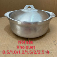 NỒI/ TỘ GANG SÂU SIÊU DÀY. NỒI KHO CÁ THỊT, CƠM CHÁY