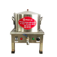 Nồi tráng bánh cuốn 35cm có bệ inox 304