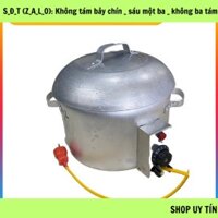 Nồi tráng bánh cuốn bằng điện size 26, 28 (đầy đủ nồi điện + khuôn vải + môi múc + que vớt bánh) (50)