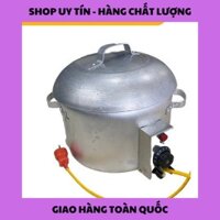 Nồi tráng bánh cuốn bằng điện size 26, 28 (đầy đủ nồi điện + khuôn vải + môi múc + que vớt bánh) (III)
