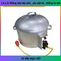 Nồi tráng bánh cuốn bằng điện size 26, 28 (đầy đủ nồi điện + khuôn vải + môi múc + que vớt bánh)