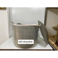 Nồi tráng bánh cuốn bánh ướt truyền thống bằng nhôm gò tay đường kính 42,5cm