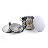 Nồi Tráng Bánh Cuốn Thành Đô Đa Năng,có thể dùng hấp nấu 3 in 1- đủ size (Tặng gáo dừa+cây tre)